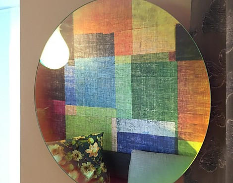 Runder Wandspiegel von Glas Italia - Specchio Shimmer
