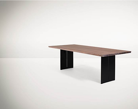 Tisch-Untergestell - Stahl, schwarz - HOBRO